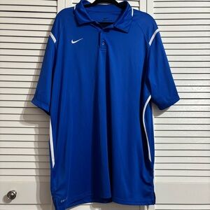 Nike Men's Blue Polo Shirt